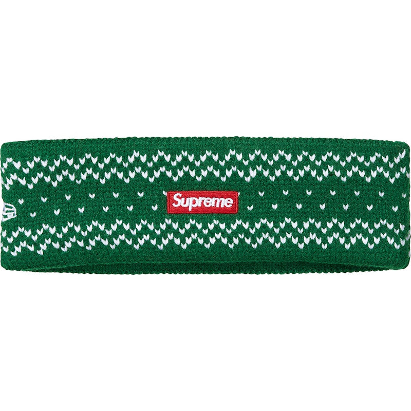 Supreme New Era Arc Logo Headband (FW17) Green