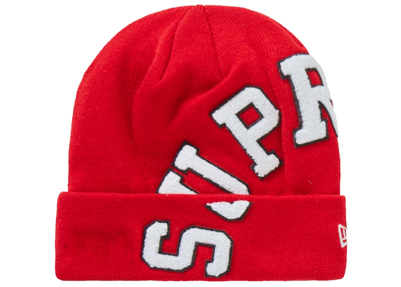 Supreme New Era Big Arc Beanie Red