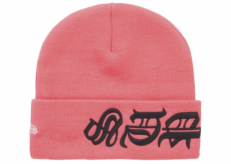 Supreme New Era Blackletter Beanie Watermelon