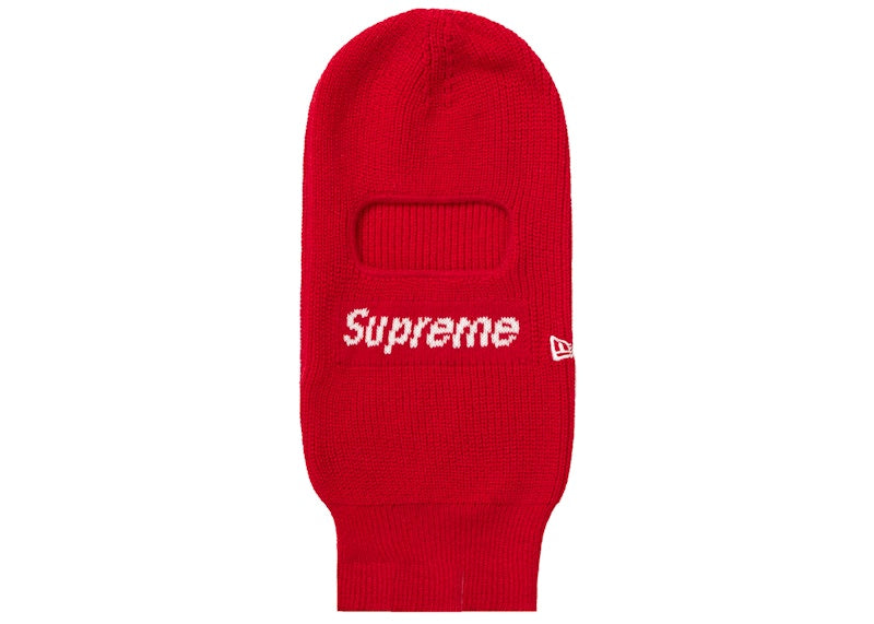 Supreme New Era Box Logo Balaclava Red