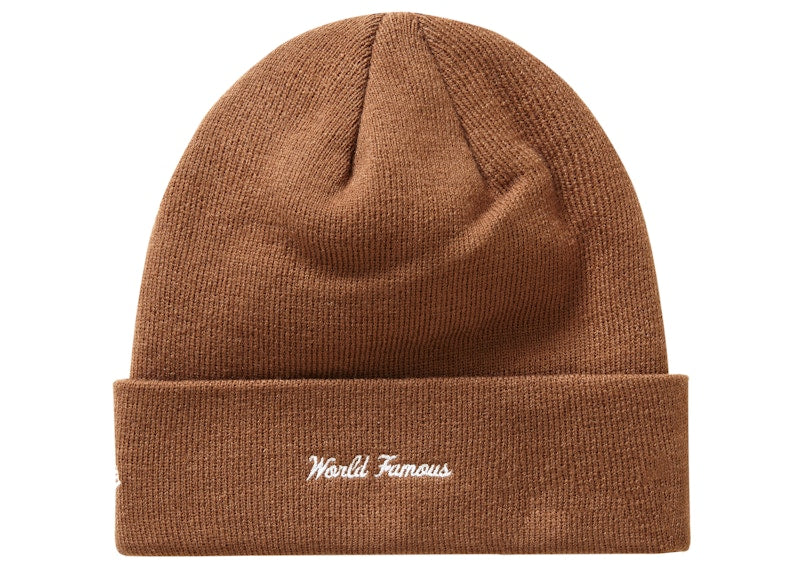 Supreme New Era Box Logo Beanie (FW19) Dark Brown
