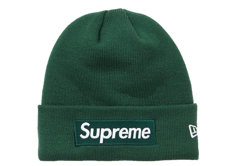 Supreme New Era Box Logo Beanie (FW18) Dark Green
