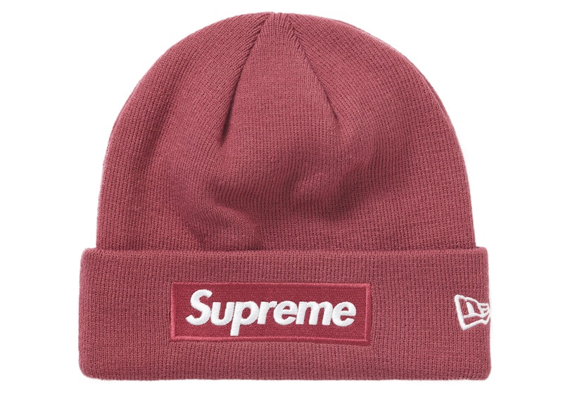 Supreme New Era Box Logo Beanie (FW21) Plum