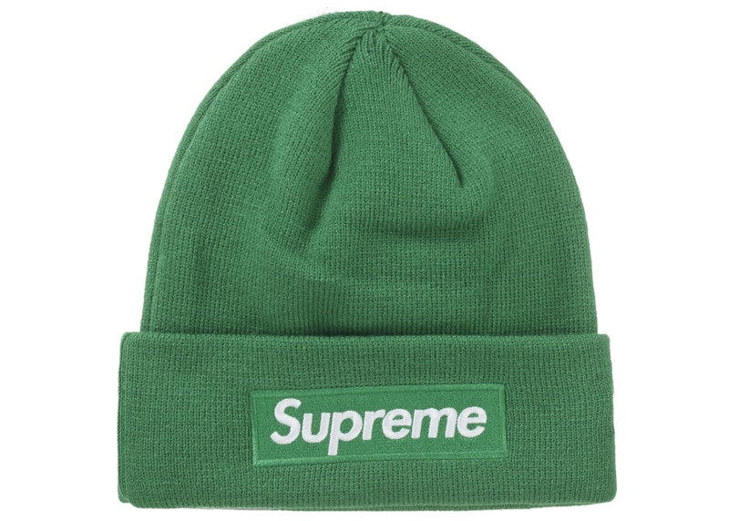 Supreme New Era Box Logo Beanie (FW24) Green