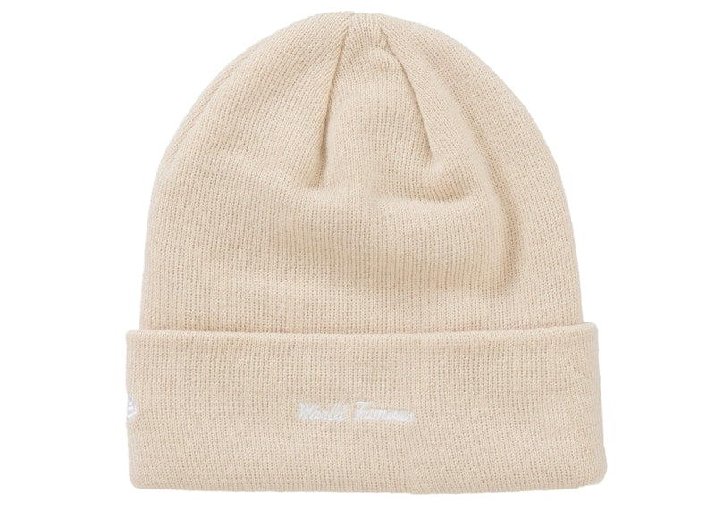 Supreme New Era Box Logo Beanie (FW24) Stone