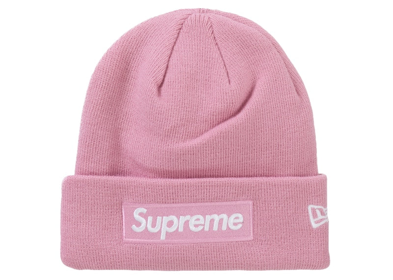 Supreme New Era Box Logo Beanie (FW24) Dusty Pink