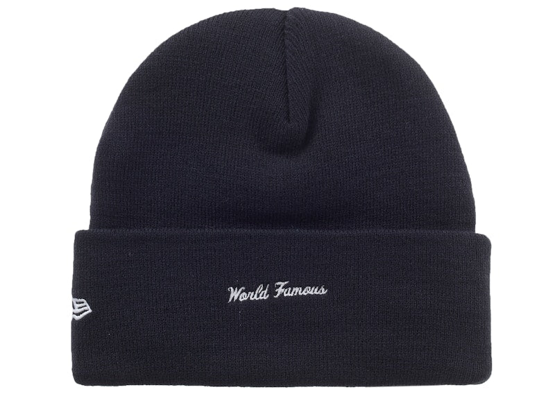 Supreme New Era Box Logo Beanie (FW25) Navy