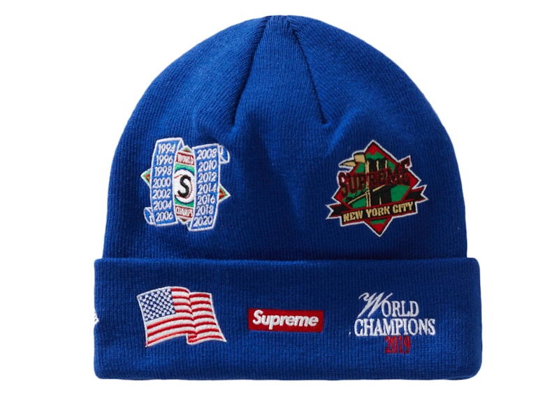 Supreme New Era Championship Beanie Royal