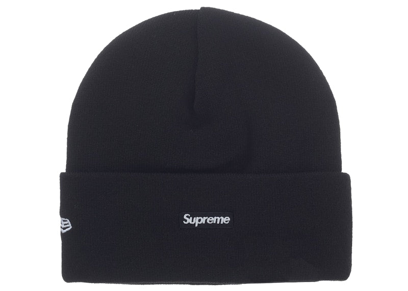 Supreme New Era Classic Logo Shop Beanie Navy