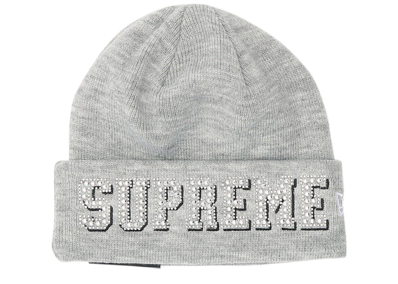 Supreme New Era Gems Beanie Grey