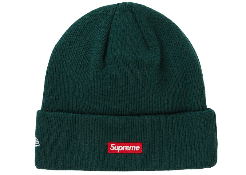 Supreme New Era HQ Beanie Dark Green