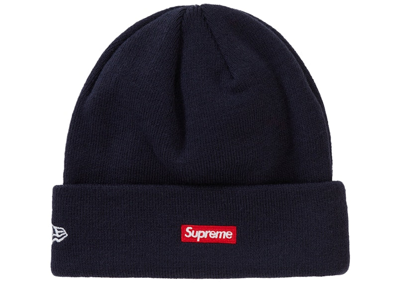Supreme New Era HQ Beanie Navy