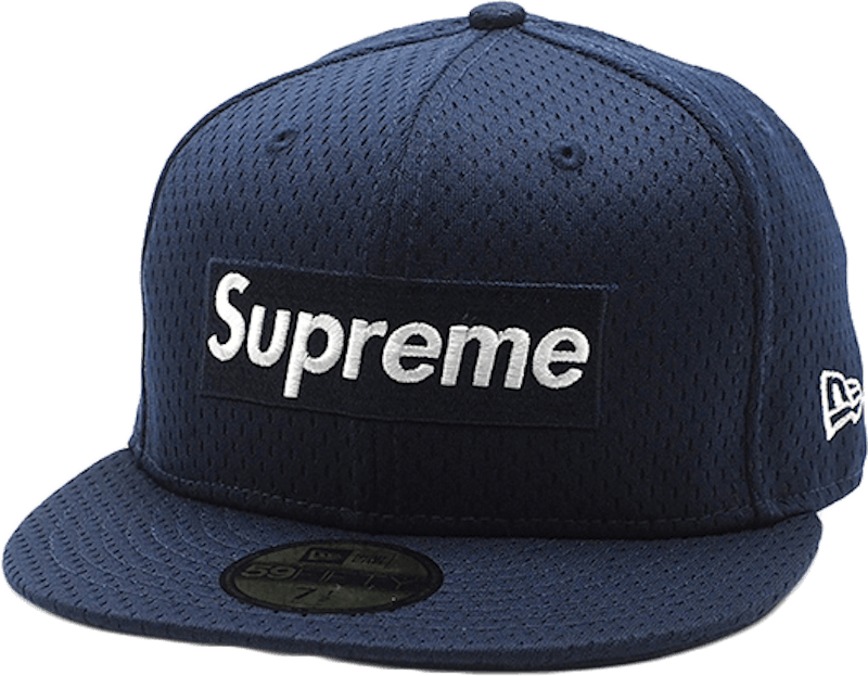 Supreme New Era Mesh Box Logo Cap Navy