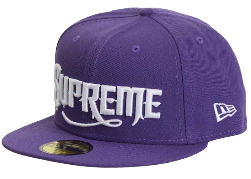 Supreme New Era Mister Cartoon 59Fifty Fitted Cap Purple
