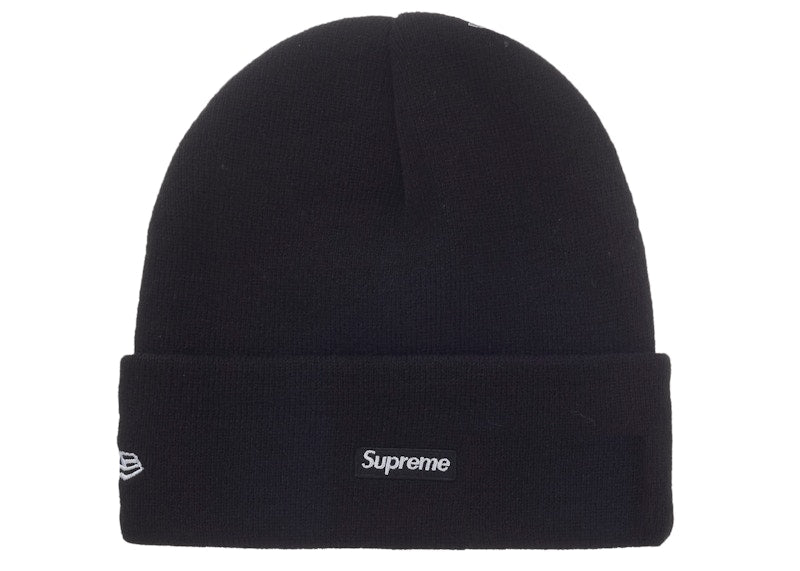 Supreme New Era Old English Beanie Black