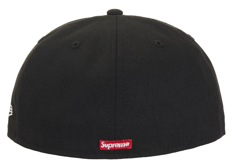 Supreme New Era Reaper S Logo 59Fifty Fitted Hat Black