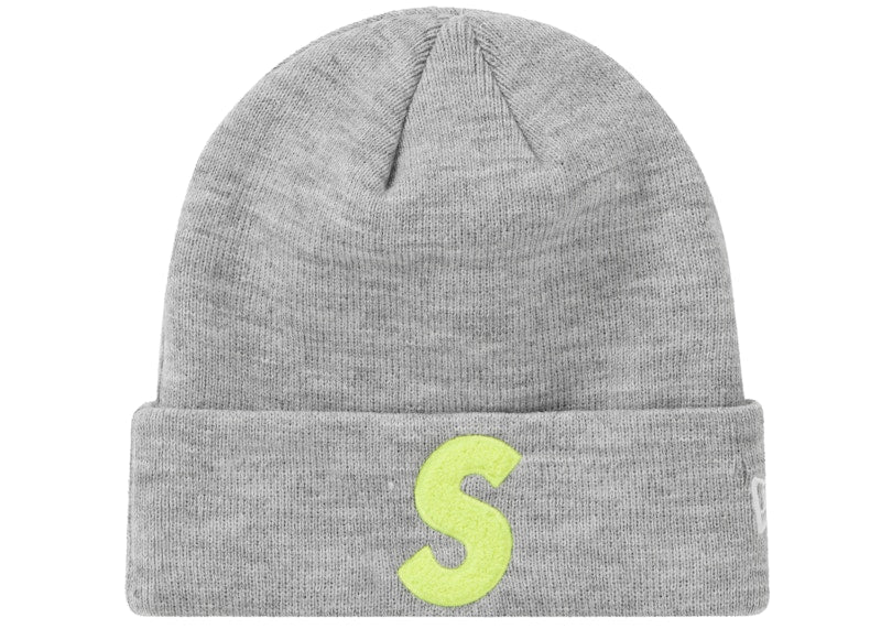 Supreme New Era S Logo Beanie (FW 19) Heather Grey