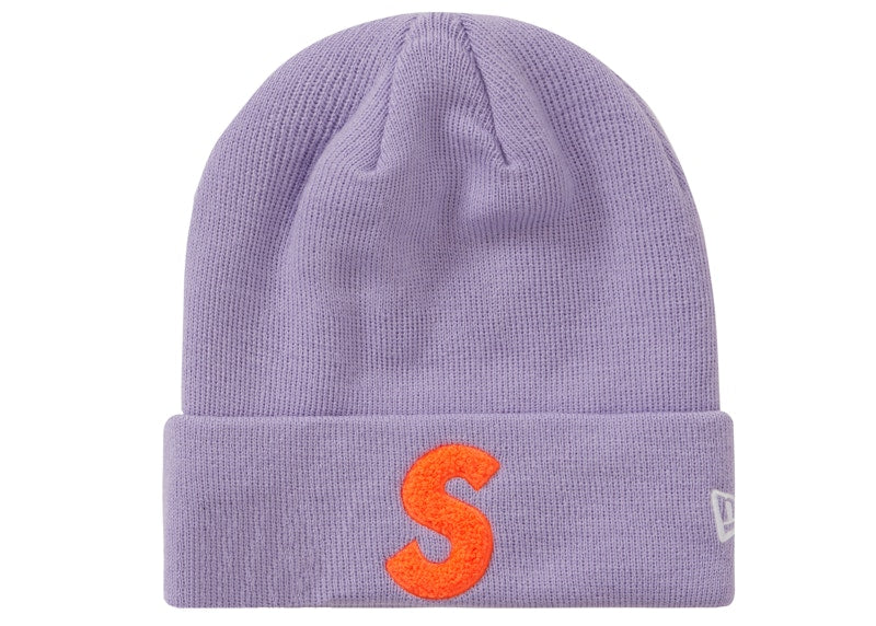 Supreme New Era S Logo Beanie (FW 19) Light Violet