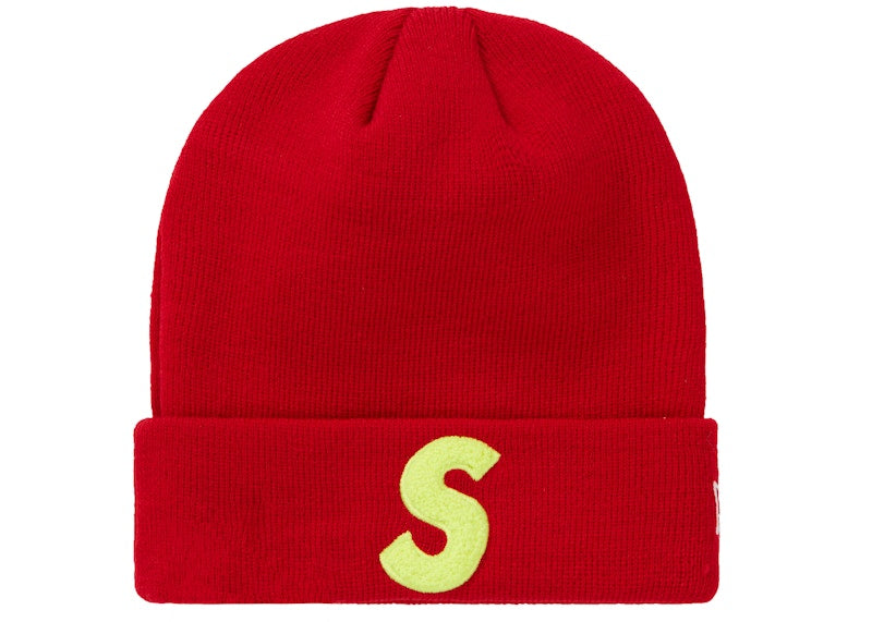 Supreme New Era S Logo Beanie (FW 19) Red