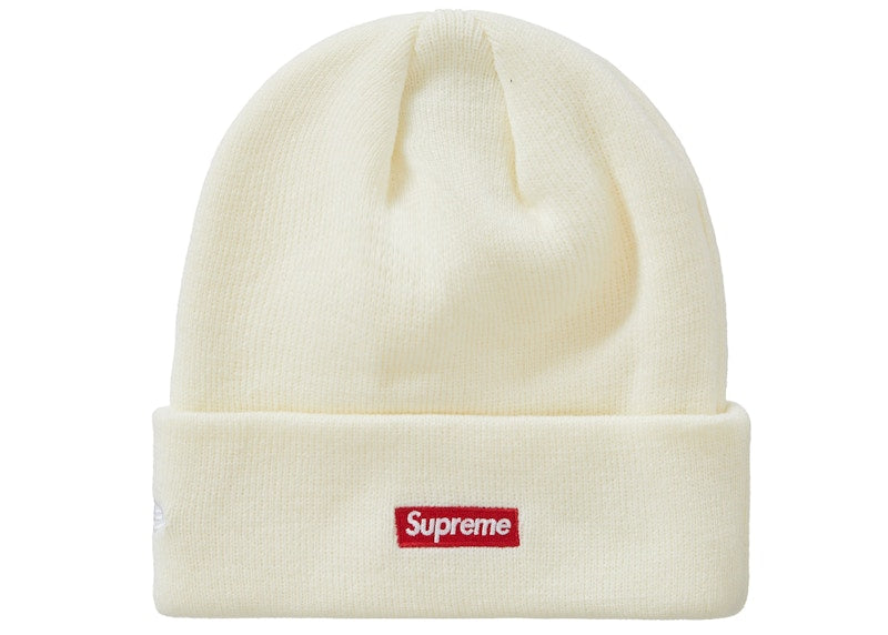 Supreme New Era S Logo Beanie (FW22) Natural