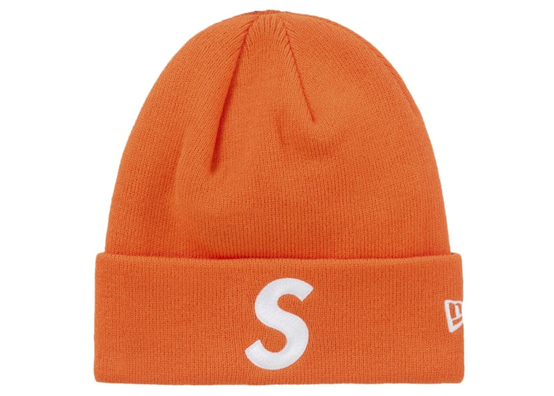 Supreme New Era S Logo Beanie (FW24) Orange