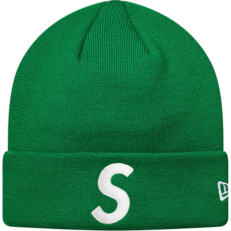 Supreme New Era S Logo Beanie Green