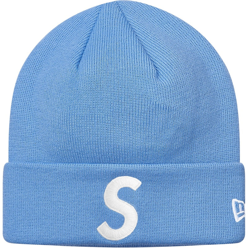 Supreme New Era S Logo Beanie Light Blue