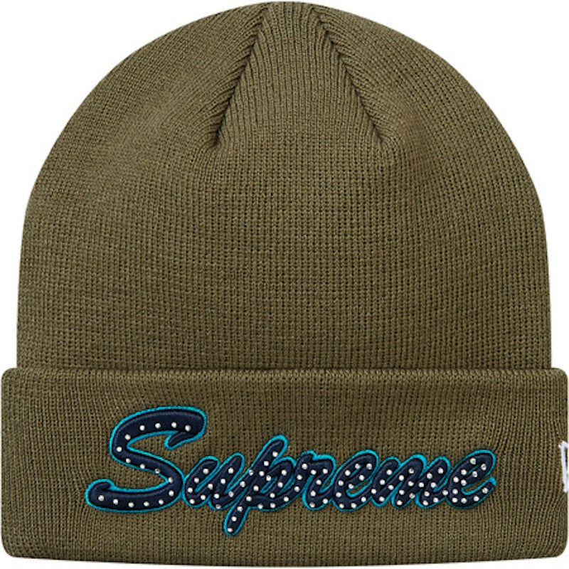 Supreme New Era Script Beanie (FW18) Olive