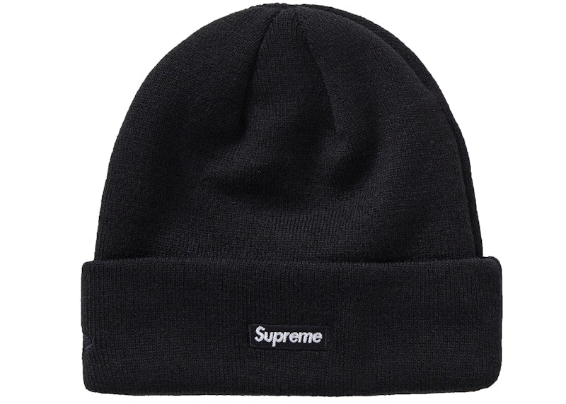 Supreme New Era Shop Beanie Black London