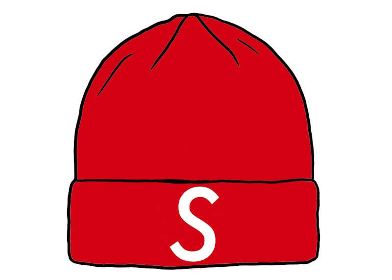 Supreme New Era Swarovski S Logo Beanie Red