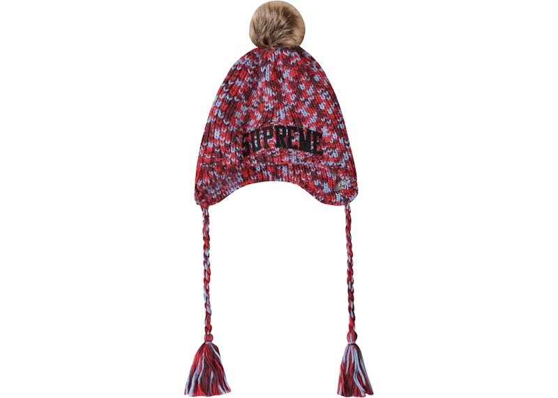 Supreme New Era Toboggan Beanie Red