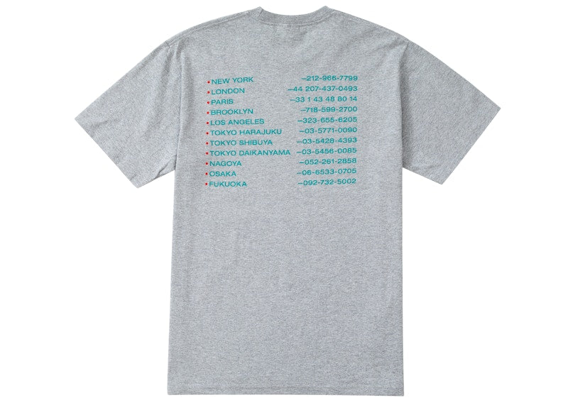 Supreme New Shit Tee Heather Grey