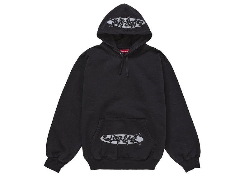 Supreme New World Order Hooded Sweatshirt Black