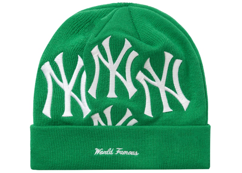Supreme New York Yankees New Era Box Logo Beanie Green