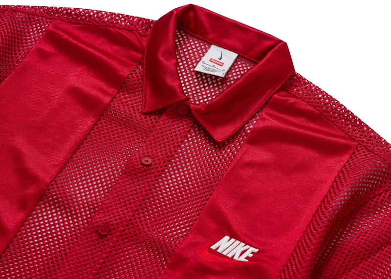 Supreme Nike Mesh S/S Shirt Red