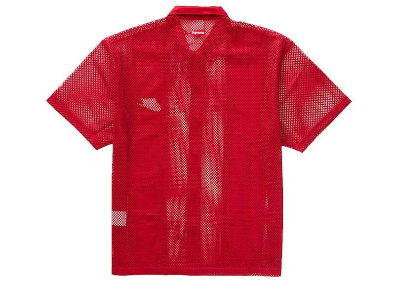 Supreme Nike Mesh S/S Shirt Red