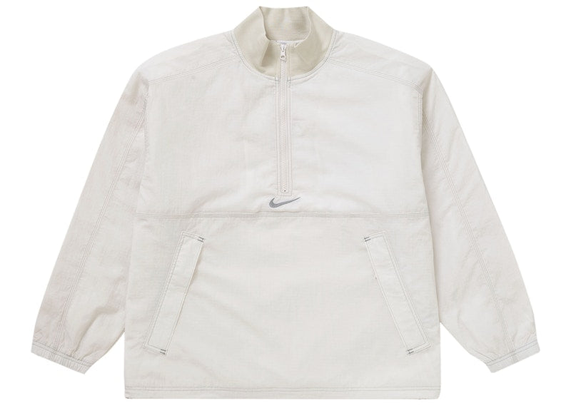 Supreme Nike Ripstop Pullover White