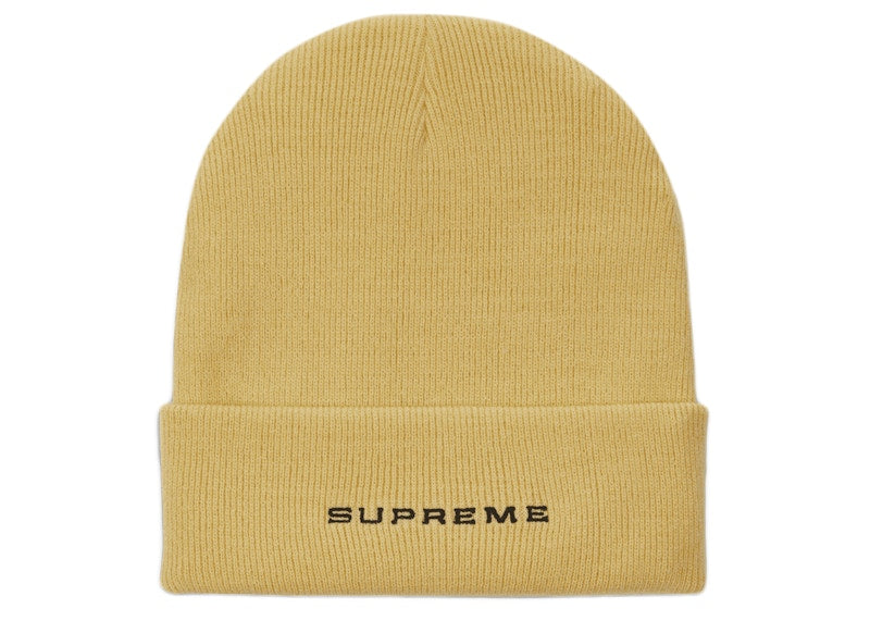 Supreme Nike Snakeskin Beanie Pale Yellow