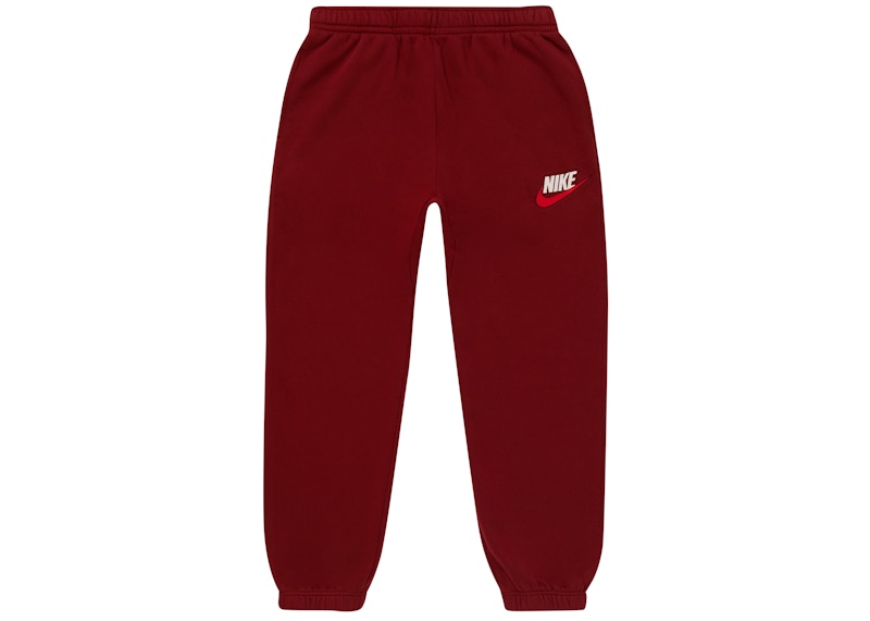 Supreme Nike Sweatpant Burgundy
