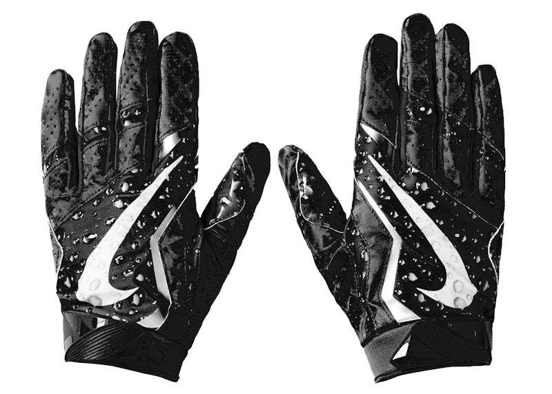 Supreme Nike Vapor Jet 4.0 Football Gloves Black