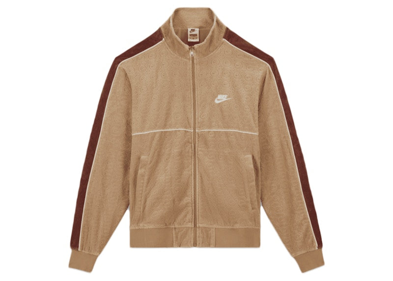 Supreme Nike Velour Track Jacket Tan