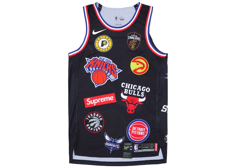 Supreme Nike/NBA Teams Authentic Jersey Black