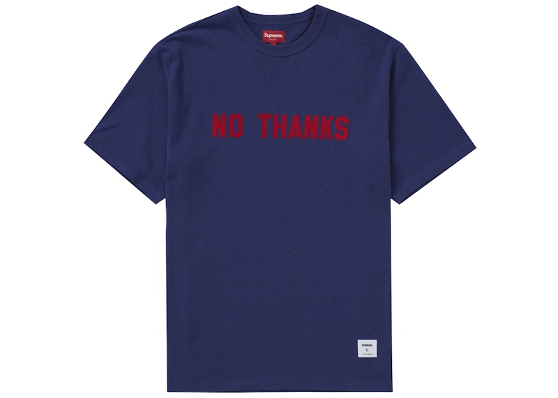 Supreme No Thanks S/S Top Dark Royal