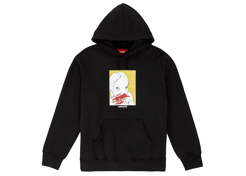Supreme Nose Bleed Hooded Sweatshirt Black