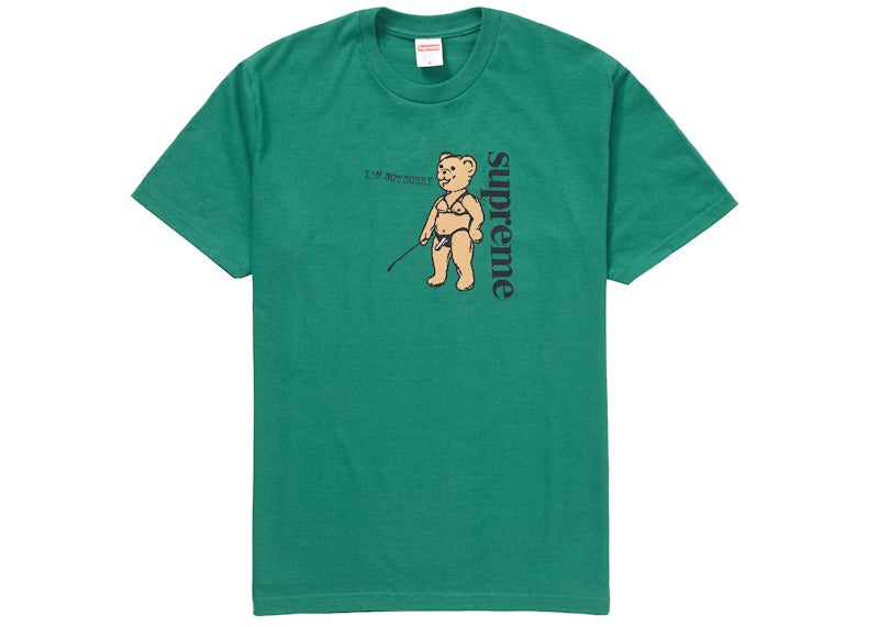 Supreme Not Sorry Tee Light Pine