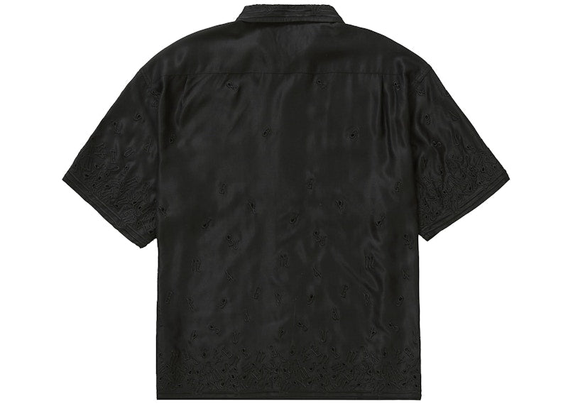 Supreme Nouveau Embroidered S/S Shirt Black