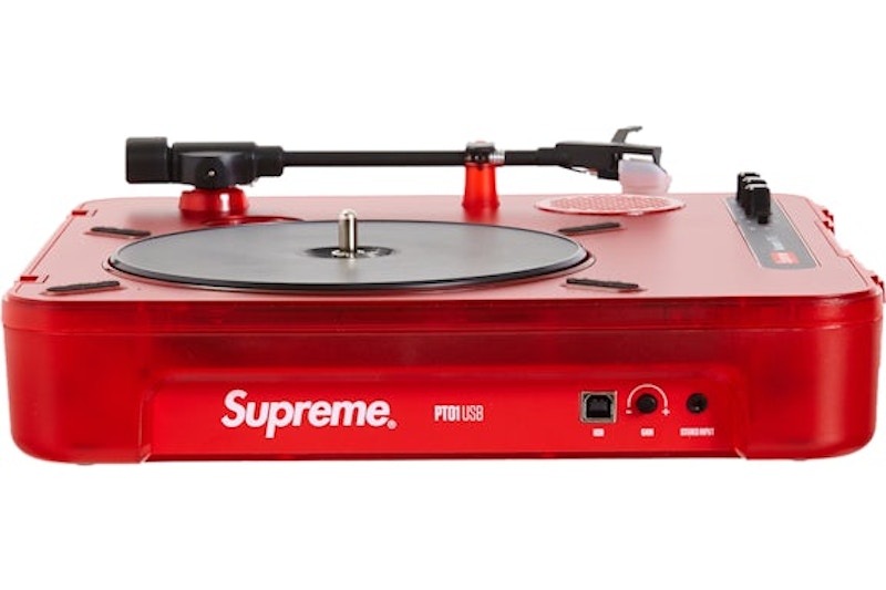 Supreme Numark PT01 Portable Turntable EU Plug Red
