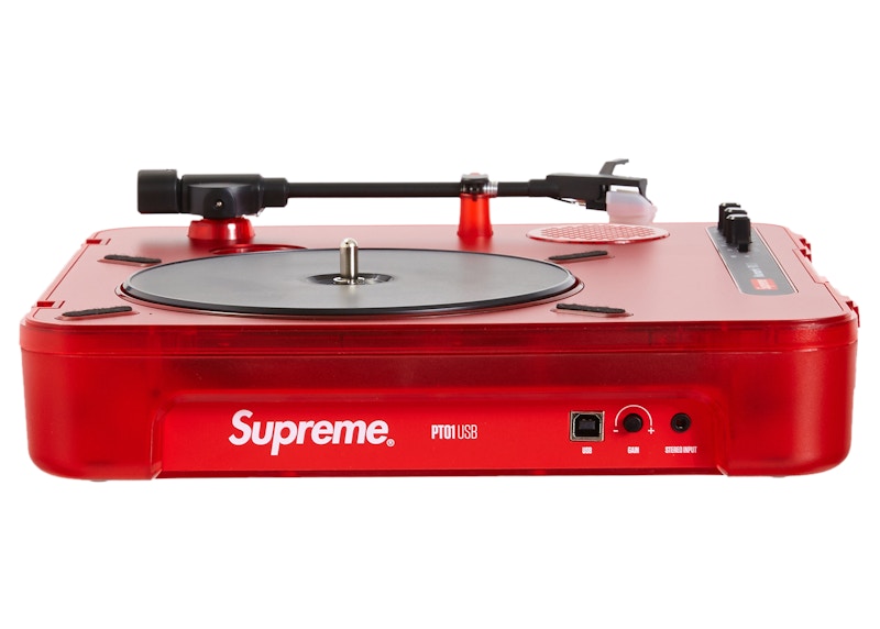 Supreme Numark PT01 Portable Turntable US Plug Red
