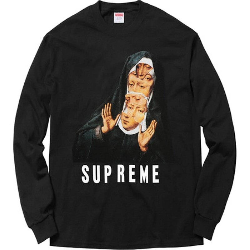 Supreme Nun LS Tee Black