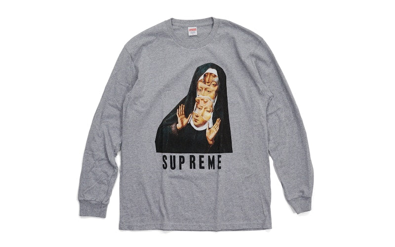 Supreme Nun LS Tee Grey